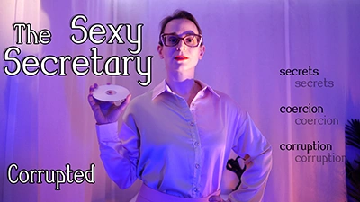 Sexy Secretary threatens to spill the beans if she isn't paid.